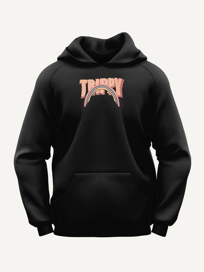 Black Trippy Vibes Hoodie